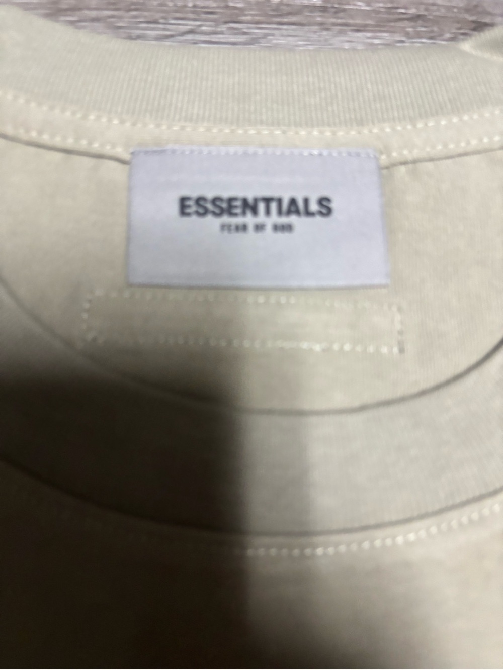 SS21 fear of god essentials Pistachio tee - Picture 4 of 6